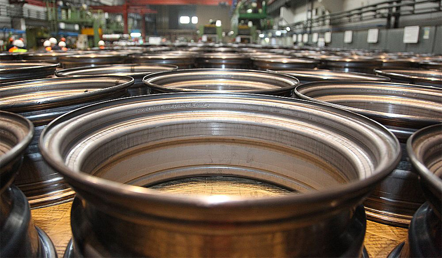 Wheel production at Kingisepp plant