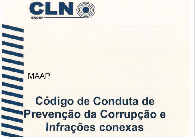 MAAP - Código de Conduta de Prevenção da Corrupção e Infrações Conexas